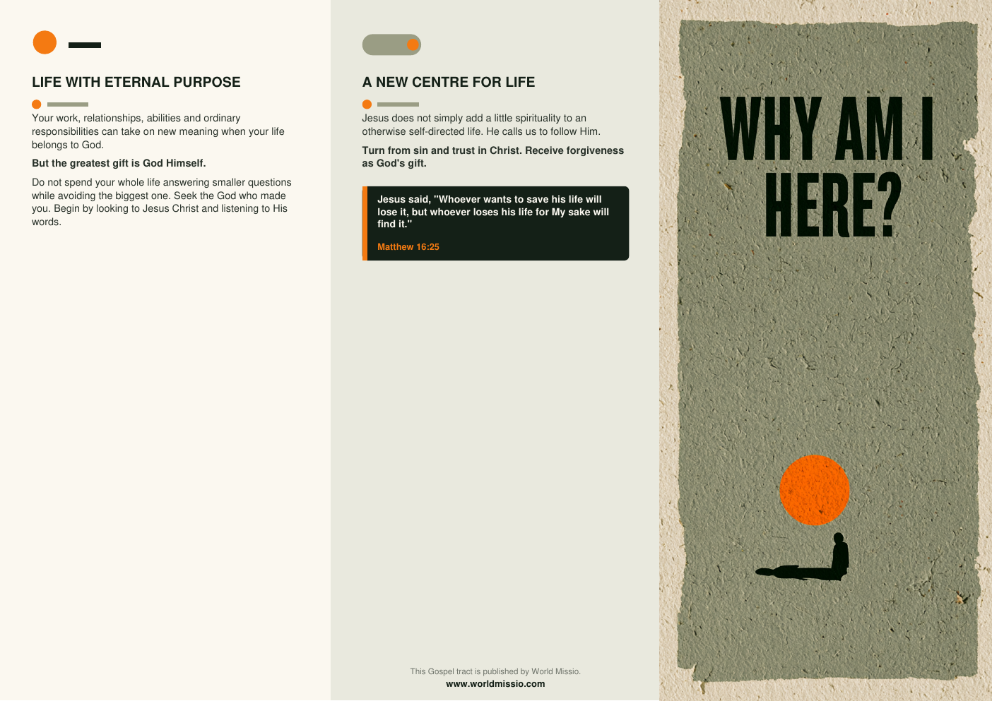 Preview of Why Am I Here? gospel tract